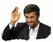 Mahmoud Ahmadinejad painting