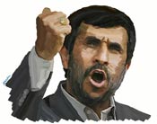 Mahmoud Ahmadinejad painting